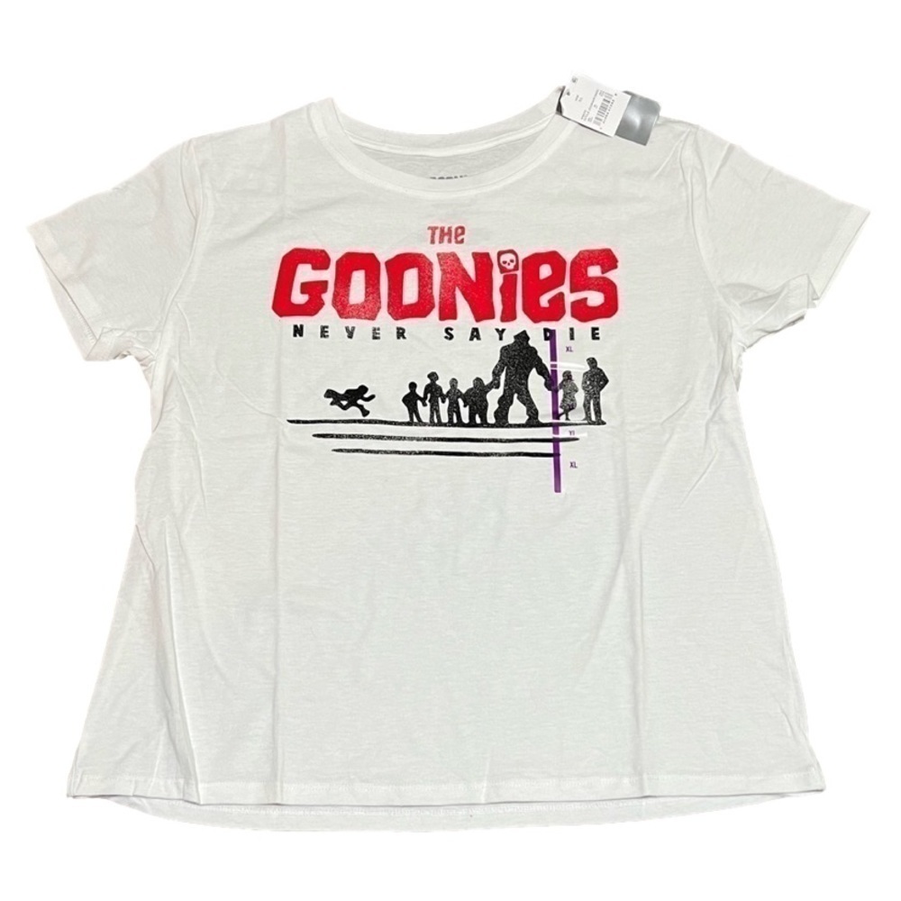 Goonies Never Say Die Women’s Tee (Sz XL)